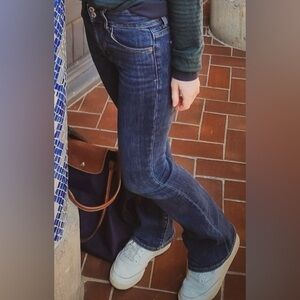 Amerian Eagle High Rise Artist Flare 00 X-short